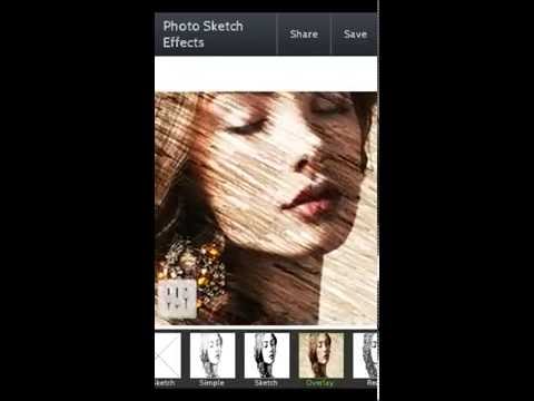 photo sketch effects Video