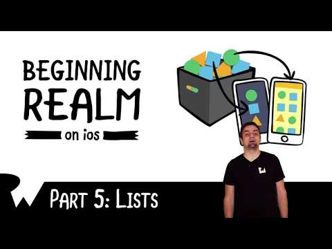Lists Beginning Realm on iOS Introduction raywenderlich com