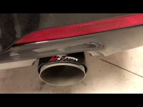 Bmw 330e 2016 sport exhaust sound Carbon tips