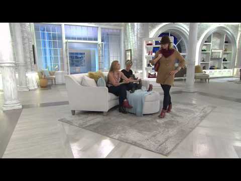 Earth Leather Pleated Ankle Boots - Crusade with Shawn Killinger