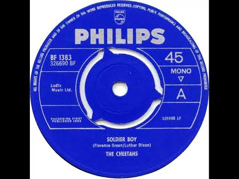 UK New Entry 1965 (20) The Cheetahs - Soldier Boy