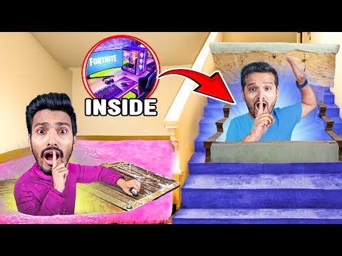 We Built 4 SECRET Rooms In ONE COLOR *You'd Never Find *