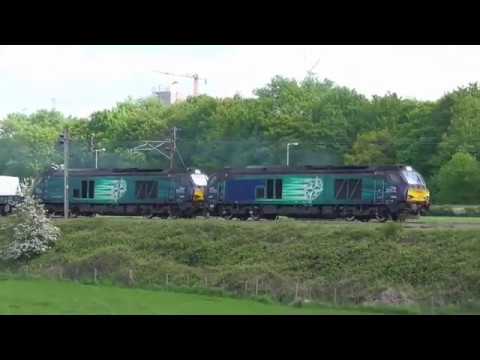 88009 4s43 passing 68005/68018 6k73, Sat. 11th May 2019