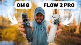 Insta360 Flow 2 Pro vs DJI Osmo Mobile 8 - Which Phone Gimbal to Choose?
