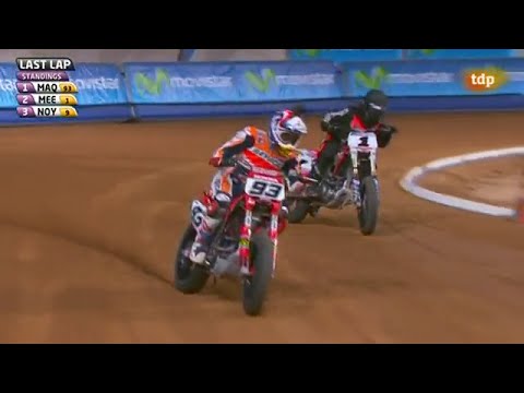 Superprestigio Dirt Track 2 Super Final Marc Marquez Vs Jared Mees