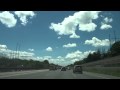 Driving from Toronto to Burlington on Highways 401 ...