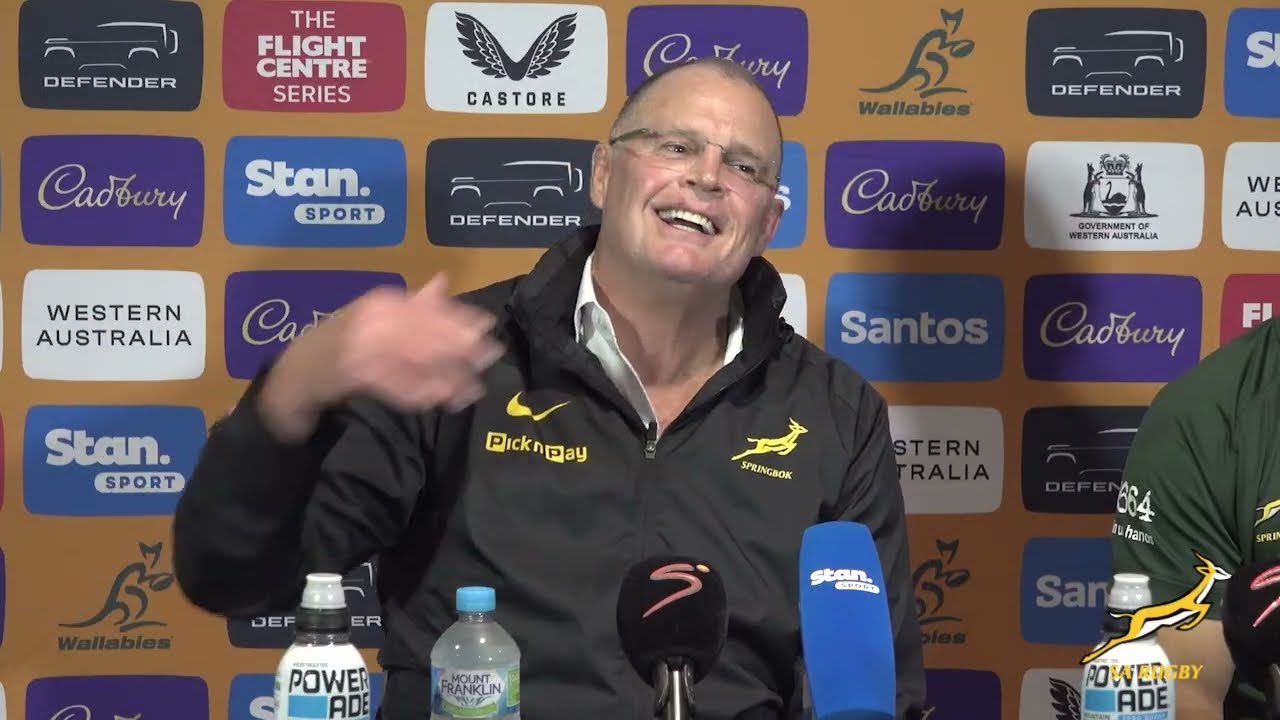 Rassie Erasmus and Andre Esterhuizen | Springbok Post-Match Press Conference | 27 September 2026