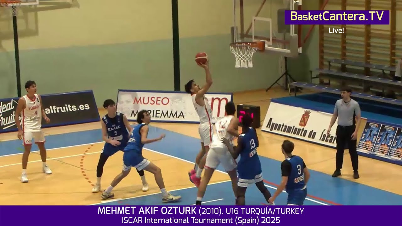 MEHMET AKIF OZTURK (2010). U16 TURQUÍA.- ISCAR International Tournament (Spain) 2025