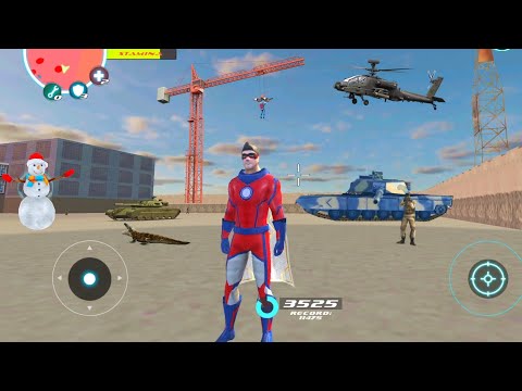 Superhero - (Superhero Fight Army Man in Army Base) SuperHero vs Super Tank - Android Gameplay HD