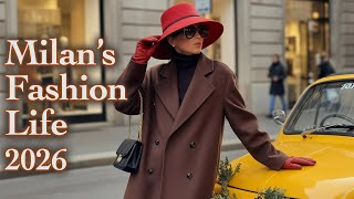 How to Look Expensive in January 2026 ❄️ Milan Street Fashion & Winter Style Secrets