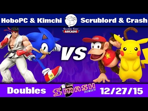 Sunday Smash #49  HoboPC + Kimchi vs Crash + Scrublord