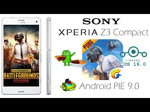 GamePlay PUBG Z3 Compact running [Android 9.0 Pie] [Lineage OS 16.0]