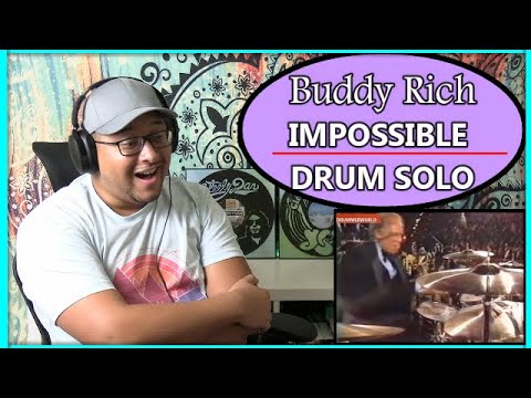 Buddy Rich' IMPOSSIBLE DRUM SOLO (REACTION)