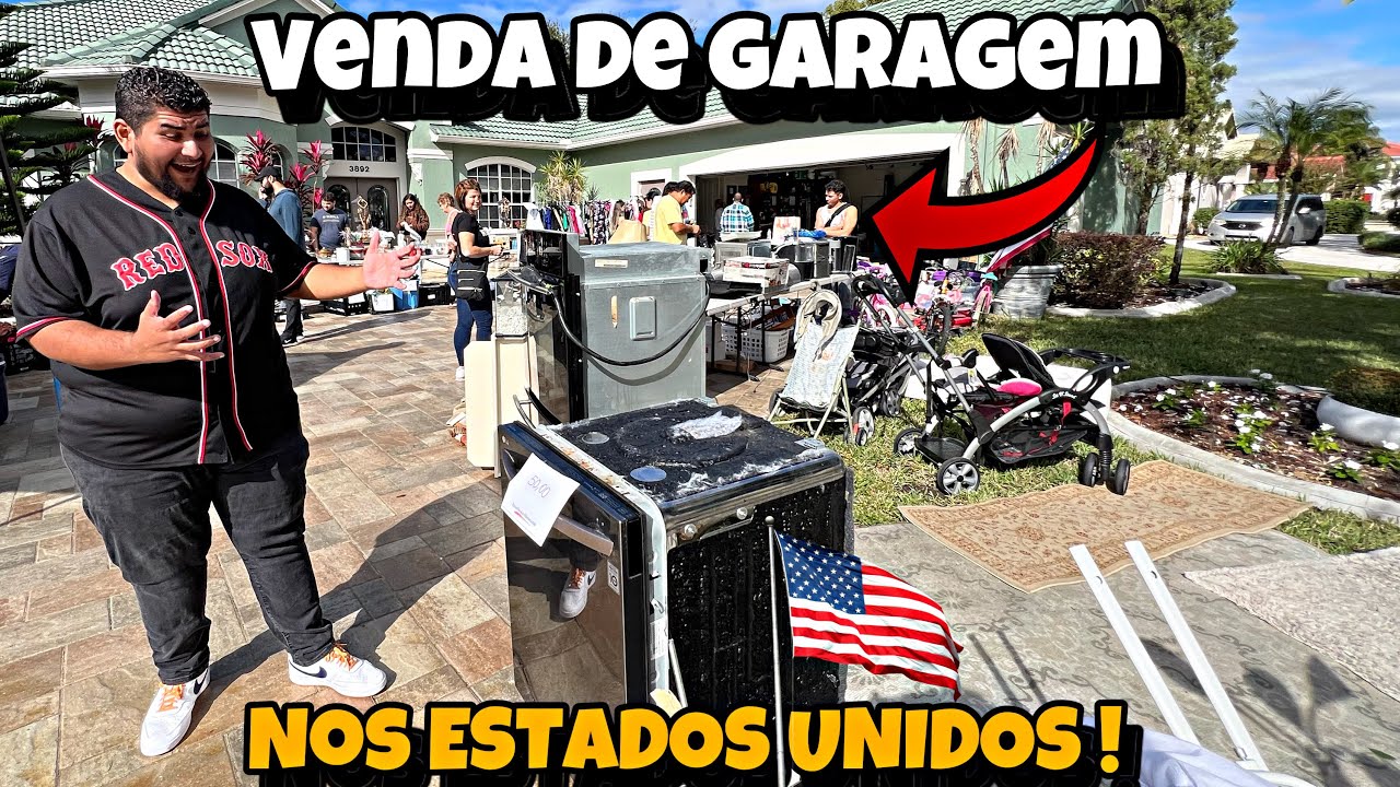 COMO É UMA VENDA DE GARAGEM NOS EUA ? TRADIÇÃO AMERICANA !