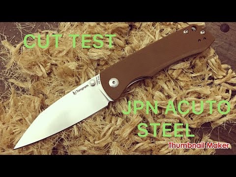 Sisal Rope Cut Test on JPN ACUTO Steel