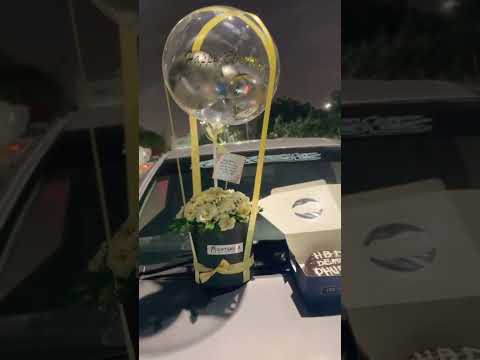 Bloom & Balloon Celebration Box Luxury Flower & Balloon Gift Pakistan video thumbnail