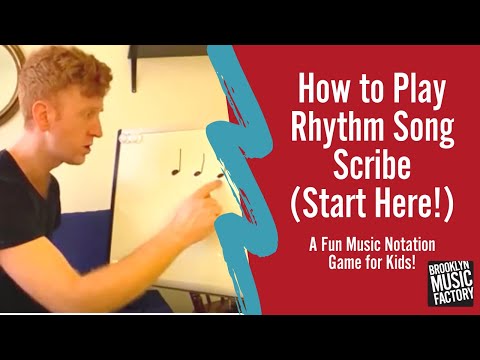 How to Play Rhythm Song Scribe | A Fun Music Notation Game For Kids