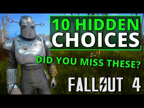 10 Hidden Choices You Didn't Know You Had in Fallout 4