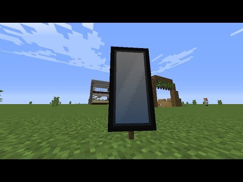 How to make a Mirror in Minecraft! (Banner) Video