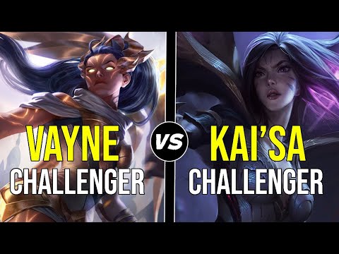 Vayne Adc vs Kai'sa Gameplay - Euw Challenger Patch 10.15
