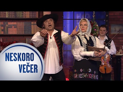 Zdena Studenková a Jozef Vajda v Neskoro Večer