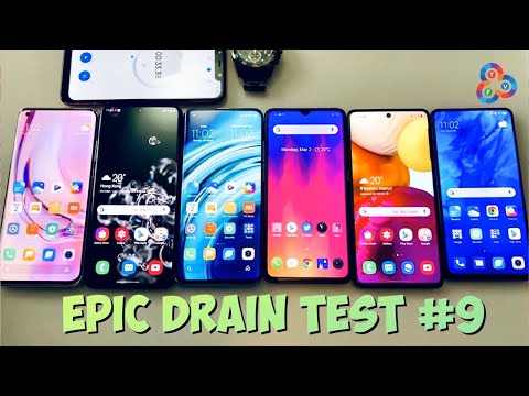 Mi 10 Pro vs S20 Ultra vs Mi 10 vs Realme X2 Pro vs Galaxy A71 vs Mi 9T Pro - EPIC Drain Test #9