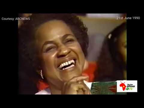 Nelson Mandela at Aaron Davis Hall, New York, June 1990