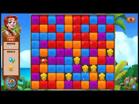 Lost Island Blast Adventure Level 970 - NO BOOSTERS 🏝️ | SKILLGAMING ✔️