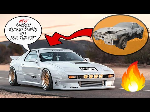 RX7 Build EP 2 - Picking up Pandem Rocket Bunny Kit for the RX7!