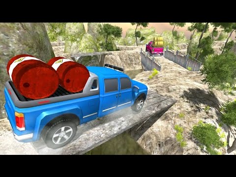 Pickup Truck Driving Simulator Android gameplay | Truck Driving Uphill 3D
