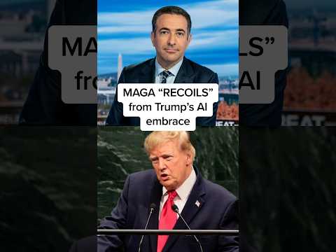MAGA 'RECOILS' from Trump’s AI embrace