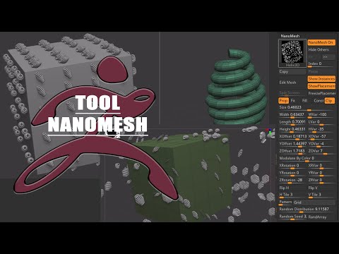 【ZBrush 2022】【memo】tool:NANOMESH