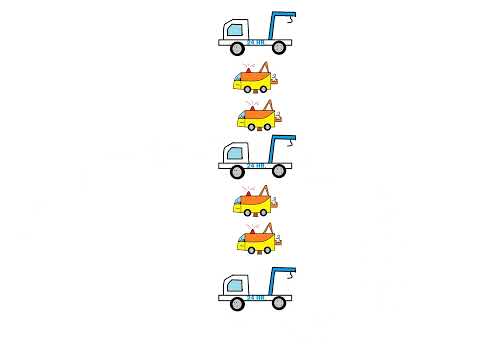 Vehicle Patterns 7 - ABC, AAB and ABB - The Kids' Picture Show