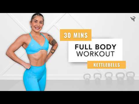30 Min Full Body Kettlebell Workout for Fat Loss | One Kettlebell