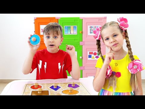Diana and Roma Logic Games and Activities / Collection of educational videos for children