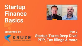 Startup taxes deep dive with Scott Orn | Kruze Consulting Startup Finance Basics