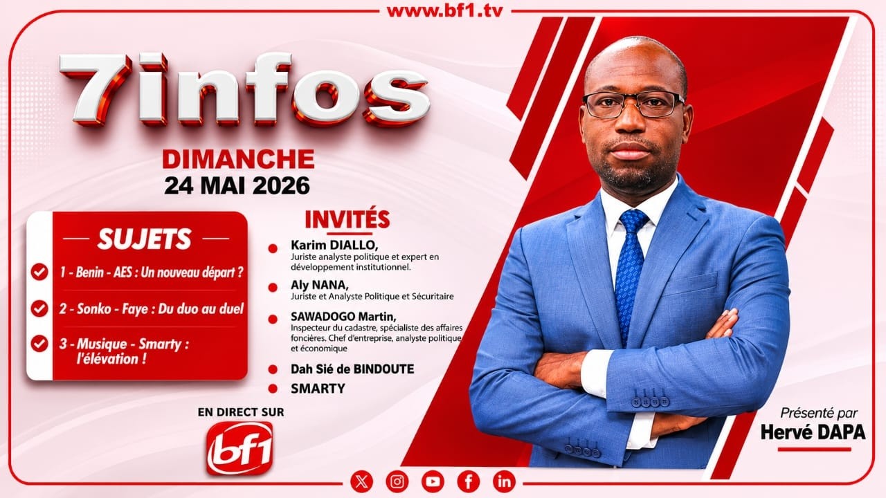 Le 7Infos du 24 mai 2026-BF1TV