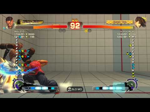 SSF4 AE: mou310 (Dudley) vs Poongko (Yang) - Ranked Match (720p HD)