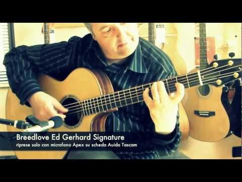 Breedlove Guitars Ed Gerhard Signature_play Italo Iovane
