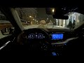 2024 Skoda Octavia 1 5 TSI 150hp DSG7 Winter Night POV Test Drive In Heavy Snow 4k HDR Quality