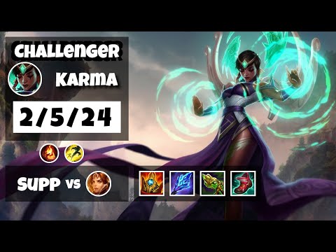 Karma vs Leona BR Challenger SUPPORT (2/5/24) - v11.14