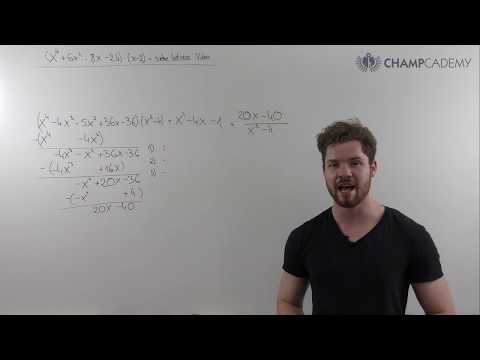 Polynomdivision mit Rest