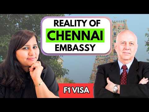 What are visa officers asking at Chennai Embassy for F1 visas in 2025?