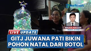 Spot Foto Menarik Hari Natal di Pati, GITJ Juwana Buat Pohon Natal Hasil Daur Ulang Botol Bekas