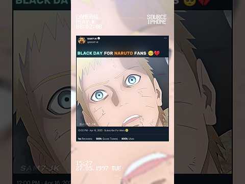 GOODBYE NARUTO 🥺💔 (KURAMA DEATH)😭