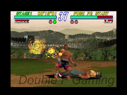 Bruce with Kazuya Best Moves Gameplay - Tekken 2 (Arcade Version) (Requested)