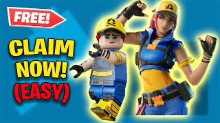 How To Get FREE LEGO SKIN RIGHT NOW PS4/PS5/XBOX/SWITCH/PC! (Free LEGO EMILIE Skin In Fortnite)