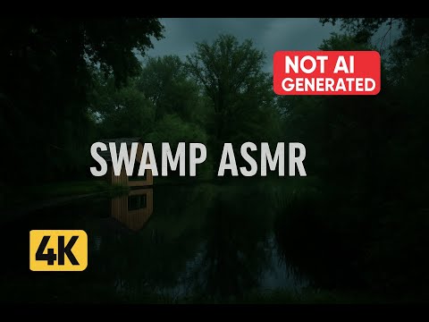 Swamp ASMR: Water, Wind & Wildlife | 4K | No AI
