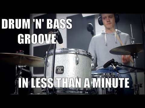 Drum 'n' Bass Groove in less than a Minute - Daily Drum Lesson