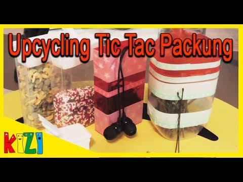 Upcycling IDEEN - Tic Tac´s | Aus ALT mach NEU | Bastelideen Tipps | Kinderleicht zum nachmachen